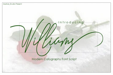 Williams Script Font