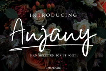 Anjany Script Font
