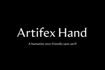 Artifex Hand CF humanist sans serif