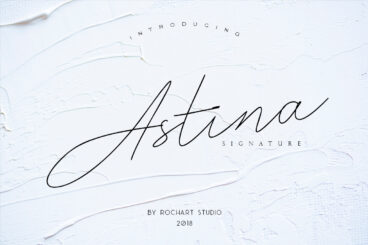 Astina Script Font