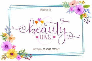 Beauty and Love - Font Duo