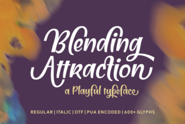 Blending Attraction Font