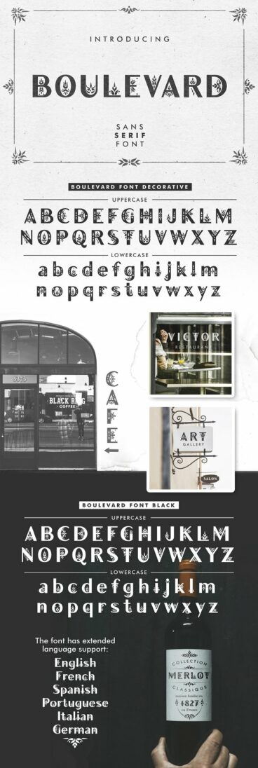 Boulevard - Sans Serif Font