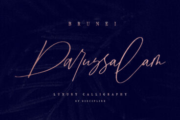 Brunei Darussalam Script Font