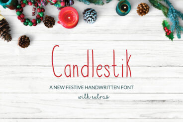 Candlestik Christmas Font & Extras Regular Font