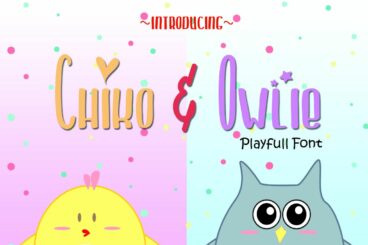 Chiko & Owlie - Extra Cute GraphicRegular Font