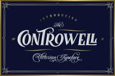 Controwell Victorian Typeface Font