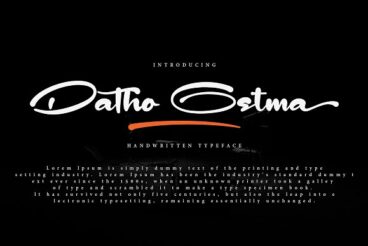 Datho Ostma Font