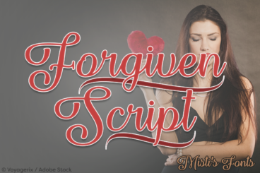 Forgiven Script Font