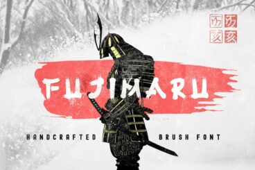 Fujimaru - Ninja's Brush Font