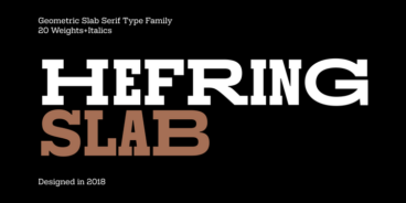 Hefring Slab Font Family