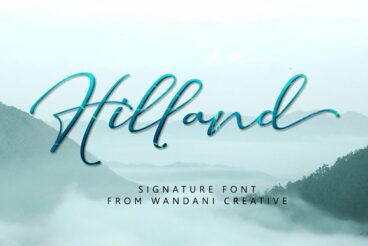 Hilland | Signature Font