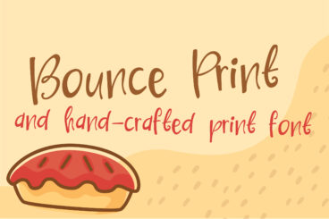 PN Bounce Print Script Font