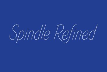 Spindle Refined font