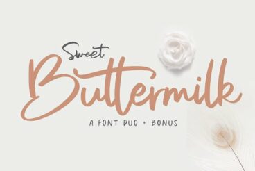 Sweet Buttermilk Font