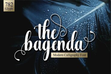 The BagendaScript Font