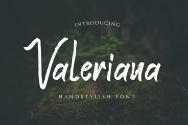 Valeriana Handstylish Font
