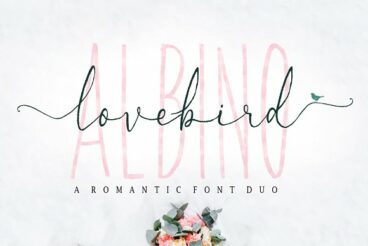 Albino Lovebird - Font Duo