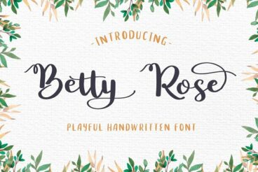 Betty Rose - Handwritten Font