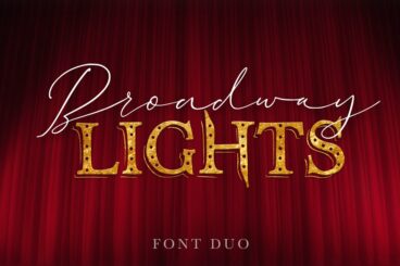 Broadway Lights | Duo Font.