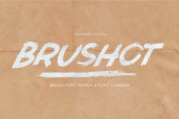 Brushot 4 Font Plus Swash