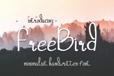 freebird handwritten Script Font