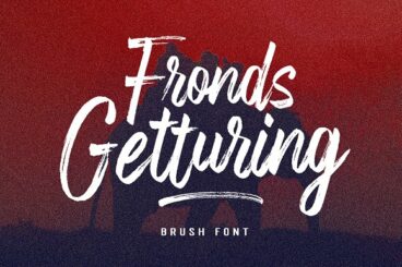Fronds Getturing Font