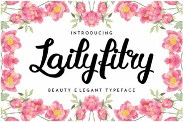 Lailyfitry Font