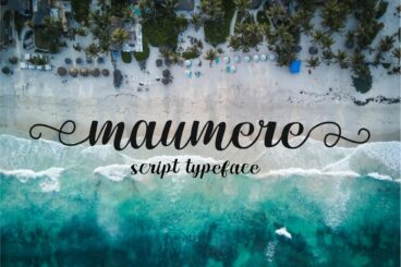 maumere Script Font