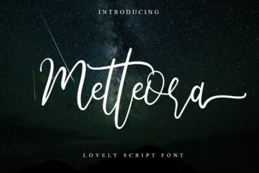 Metteora lovely Script Font