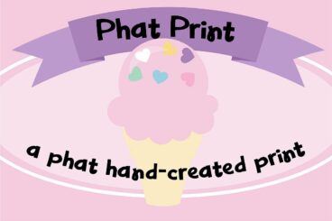 PN Phat Print Regular Font
