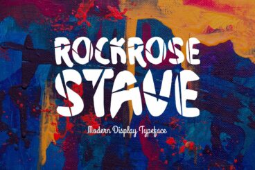 Rockrose StaveRegular Font