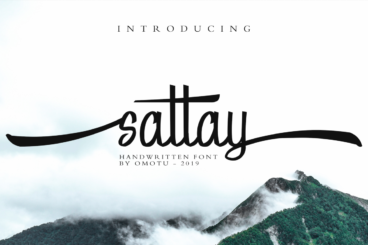 Sattay Script Font