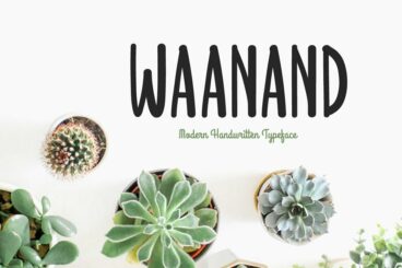 Waanand Typeface Font
