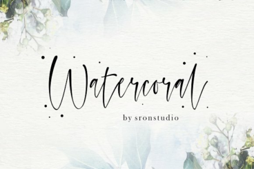Watercoral // Natural Script Font