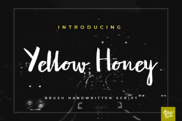 Yellow Honey Script Font