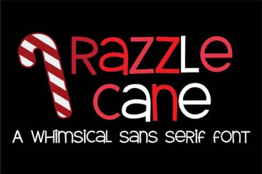 ZP Razzle Cane Regular Font