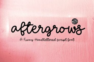 Aftergrows | Handletter Font
