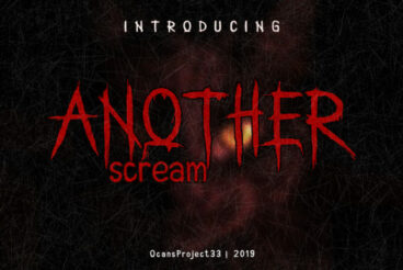 Another Scream Font