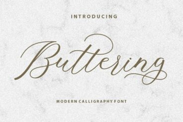 ButteringScript Font