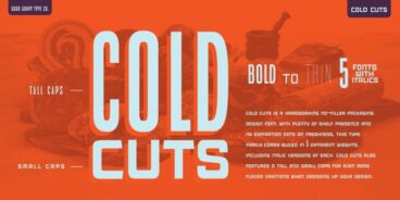 Cold Cuts Font Family