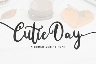 Cutie Day - a Cute Script Font
