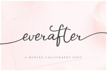 Ever After | A Modern Calligraphy Script Font