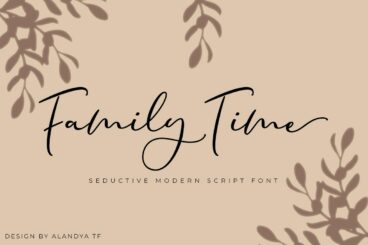 Family Time script Font