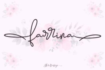 Farrina - Beautiful Script