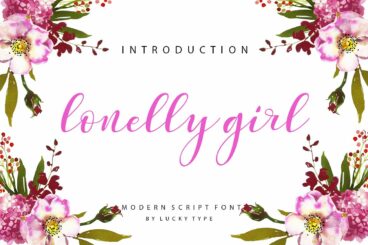Lonelly GirlScript Font