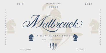 Malbrouck Script Font Family