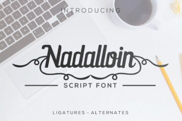 Nadalloin font Script Font
