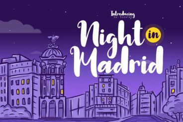 Night in Madrid Script Font