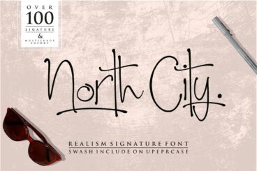 North City Script Font